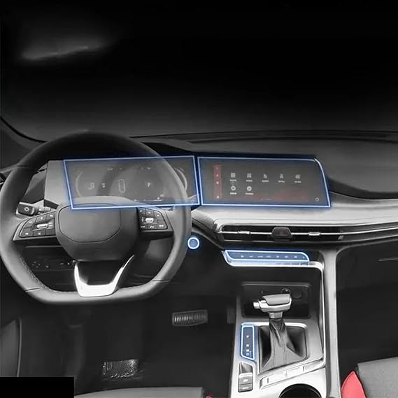Car Door Center Console Media Dashboard Navigation TPU,Fit for CHANGAN CS35 Plus 2023 2022 Car Interior