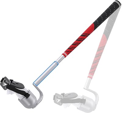 DGPCT VR Golf Club Attachment Compatible with Meta Oculus Quest 3S32 Right Controller, Adjustable Length Golf Club for Quest 3S, 90 Degree and Keep Tracking Aluminium VR Golf Club Handle
