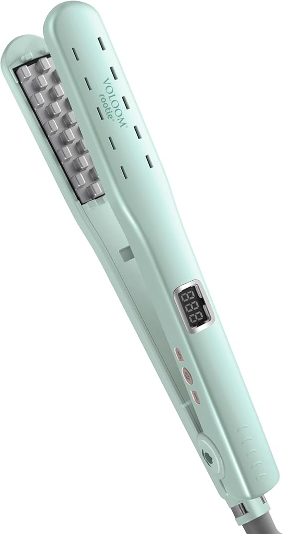 Voloom Rootie 3/4 Inch Professional Volumizing Ceramic Hair Iron | Lasting Hair Volume | for Short Or Thin Hair | Adjustable Temp | Auto Shut-Off