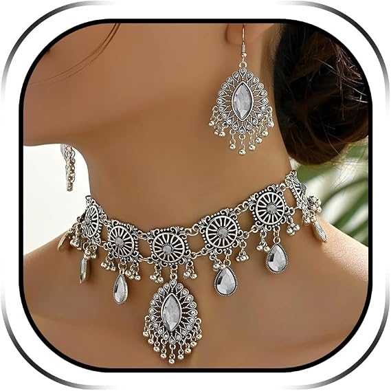 Jhumkas Indian Earrings Long Dangling Traditional Jewelry Set for Women Wedding Party Gift Accessories