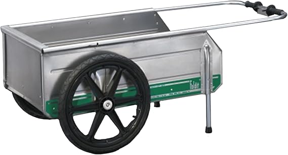Tipke Foldit Do-It-All Collapsible Aluminum Utility Cart, 300 lb, Silver