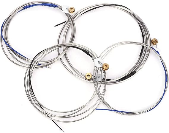 Double Bass String, Steel Double Bass Strings Wire String Professional Music Instrument Accessory
