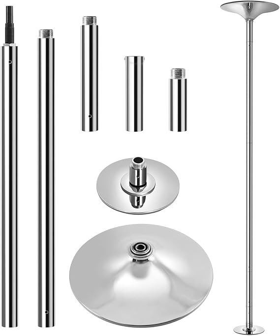 Professional Dance Pole, Stripper Pole for Home, Adjustable Height, No Drilling, for Indoor Exercise and Pole Dancing Training