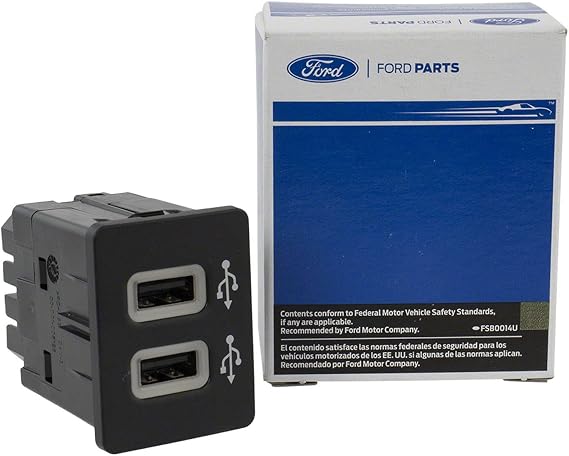 Ford Carplay USB Hub Module Upgrade for Models with Sync 3 HC3Z-19A387-H, Black