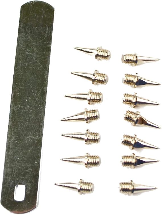 10 Seconds Replacement Track Spikes, 5 Millimeter Needle, 14 Spikes Per Package