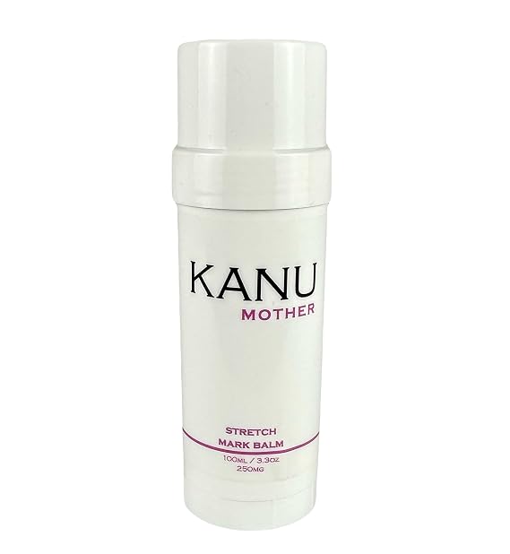 Mother Stretch Mark Balm for Pregnancy by Kanu- 3.3 oz- Deeply Hydrating & Nourishing Belly Butter- Reduces the Appearance of Stretch Marks-