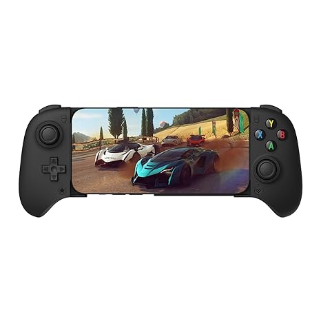 8BitDo Ultimate Mobile Gaming Controller for Android devices, Bluetooth Mobile Game Controller with Hall Effect Joysticks and Hall Triggers (Black)