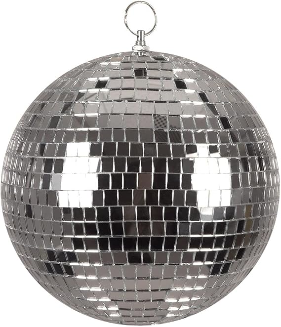 Partyrama Party : Silver Disco Ball. 20Cm For Party Decorations Silver