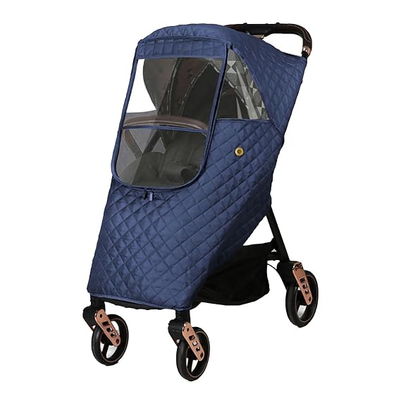 Universal Stroller Rain Cover Quilted, Winter Waterproof Windproof