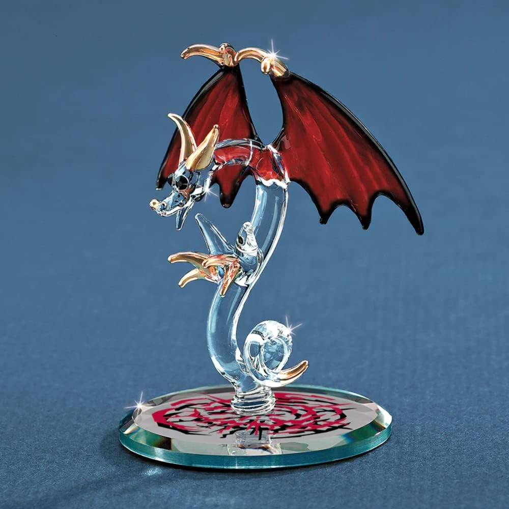 Glass Baron ~ Tiny Terror Dragon Glass Figurine