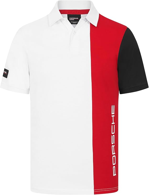 Porsche Motorsport Mens Stripe Polo
