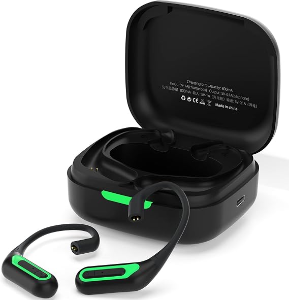 KZ AZ10 Bluetooth V5.2 aptX/TWS + Earbuds Hook with Mic Support/50 Hours Playback and APP Control for Standard 0.75/0.78mm 2PIN Connector