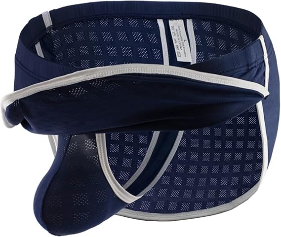 Men's Bikini Underwear Moisture Wicking Lightweight Briefs Low Rise Classic Stretch Underpants with Contour Pouch