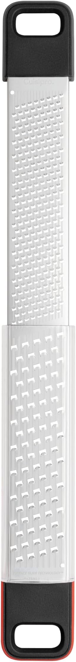 CUISIPRO Surface Glide Technology Stainless Steel Dual Grater, Coarse and Fine