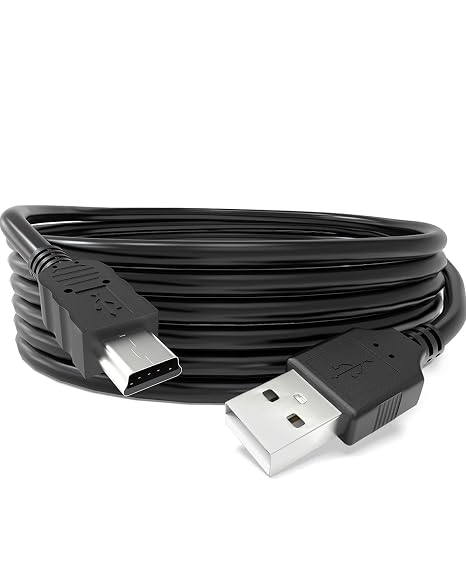 Mini USB Cable Compatible with Canon IFC-500U,IFC-400PCU,IFC-300PCU,IFC-200U USB Interface Cable for Nikon D3100 D90 D7000 D700 D3000,GoPro HERO 3+/4/3/2 HD Mini USB to USB 480mbps Data Cord-3.3Ft/1M