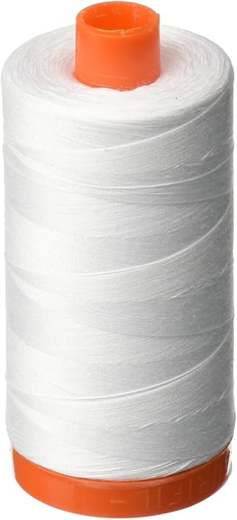 Aurifil 50wt Cotton 1,422yd - White