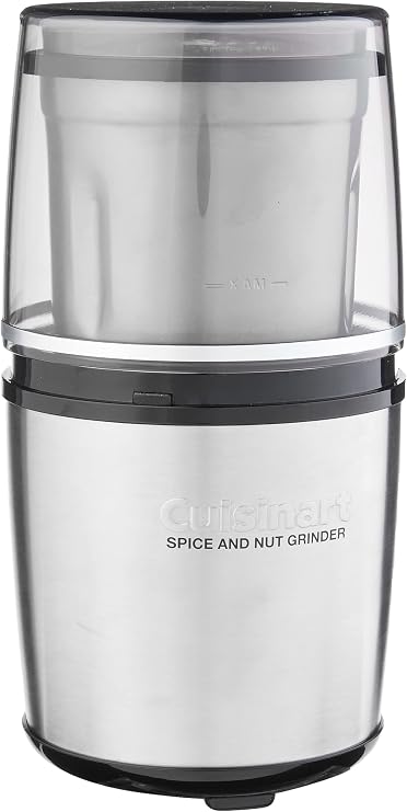 Cuisinart Spice and Nut Grinder, Push-Top Lid for On/Off, Dishwasher Safe