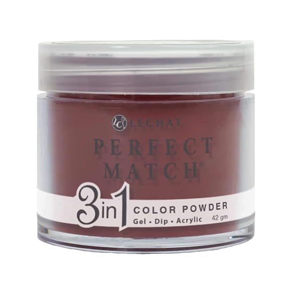 LECHAT Perfect Match 3in1 Powder - Maroonscape, Red, 1.48 ounces
