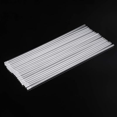 20 Pieces Artificial Insemination Rods Tube Flexible Breeding Tube for Goat Sheep Animals Breed Test