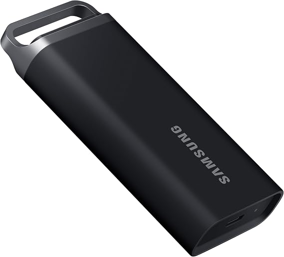 Samsung T5 EVO Portable SSD 4TB, USB 3.2 Gen 1, Up to 460MB/s | External Solid State Drive for Gaming and Content Creation, MU-PH4T0S/AM, Black
