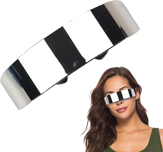 Futuristic Sunglasses, Frameless Glasses Shades, Protective Fashion Visor Glasses, Rimless Glasses, Cyber Eyewear Cyberpunk, Universe Shielded Type, Cosplay, Fashionable, Near-future Sunglasses, Funny