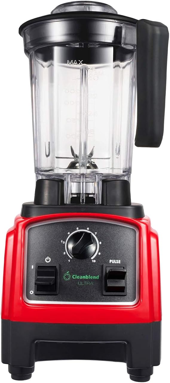 Cleanblend ULTRA Compact Blender 1000W Countertop Blender for Smoothies, Ice & Daily Use 40 oz BPA-Free Jar Stainless Steel Blades