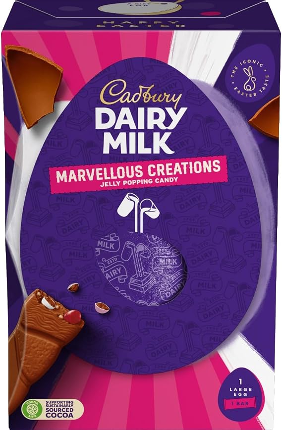 Cadbury Marvellous Creations Chocolate Easter Egg, 202g