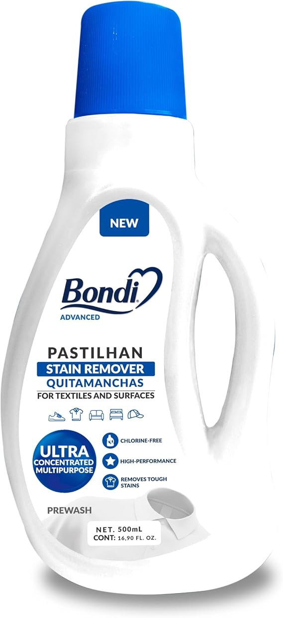 Pastilhan Stain Remover, Upholstery Cleaner, Carpet Cleaner, Stain Remover For Clothes, 16.9 oz, Laudry Prewash, Surface Cleaning, Safe on Colors