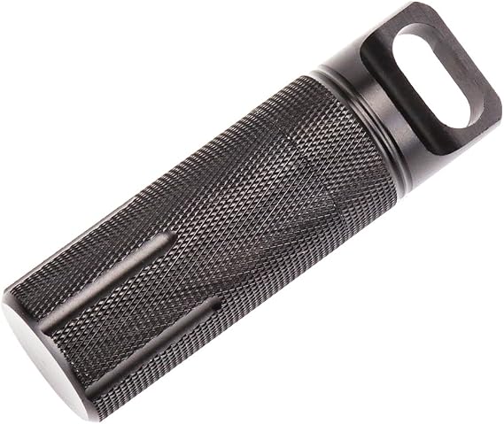 Military Grade Air-tight EDC Accessory Case, 1PCS Waterproof Pill Fob Capsule/match Case Battery Holder Case, Outdoor Survival Storage Container Dry Box - 3.93"