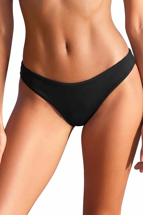 Women Low Rise Bikini Bottom High Cut Bathing Suit Bottoms Only 2026 | Cheeky Swimsuit Bottom, Brazilian Swim Bottom, Full Lining