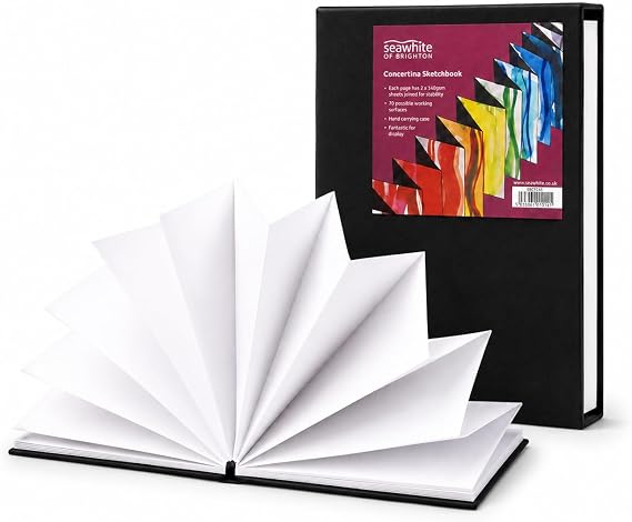 Seawhite A5 Concertina Sketchbook with Case