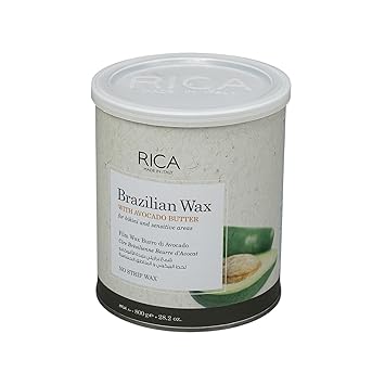 RICA Brazilian Wax with Avocado Butter - Made in Italy - For Bikini &amp;amp;amp;amp; Face Wax 28.2 OZ
