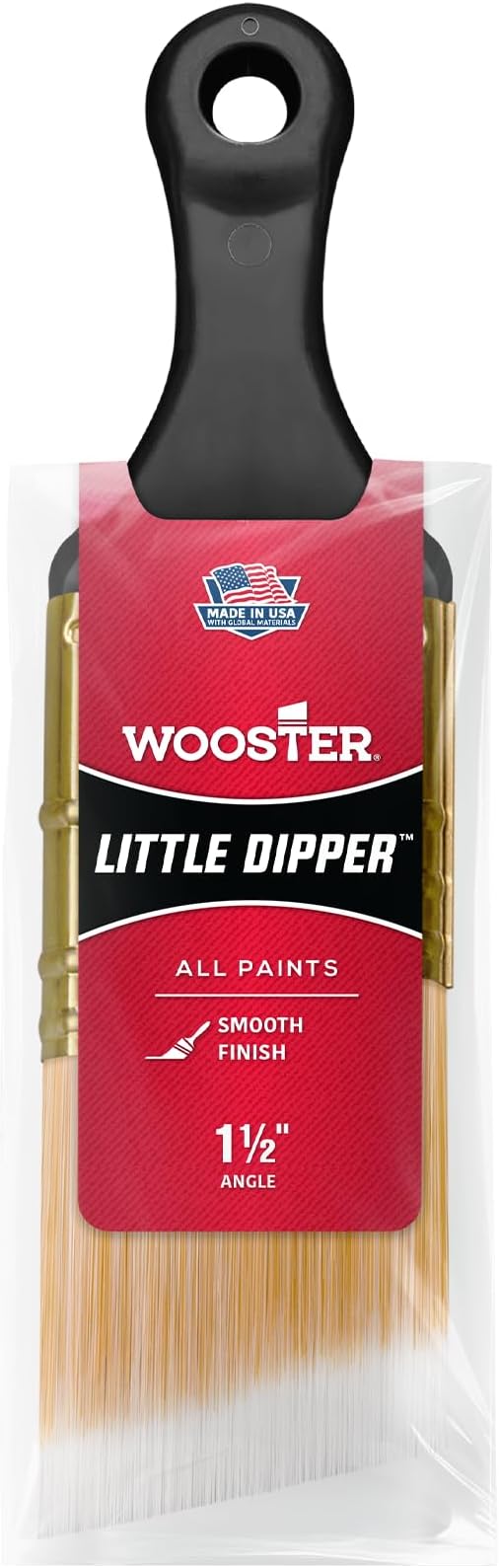 Wooster Q3222-1 1/2 Little Dipper Paintbrush, 1 1/2 Inch