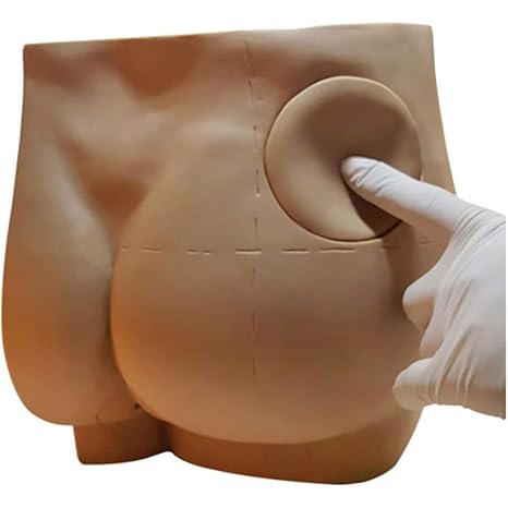 Human Buttocks Intramuscular Injection Training Model Injection Model, Hip Injection Training Simulator for Medical Students Or Nurses Teaching