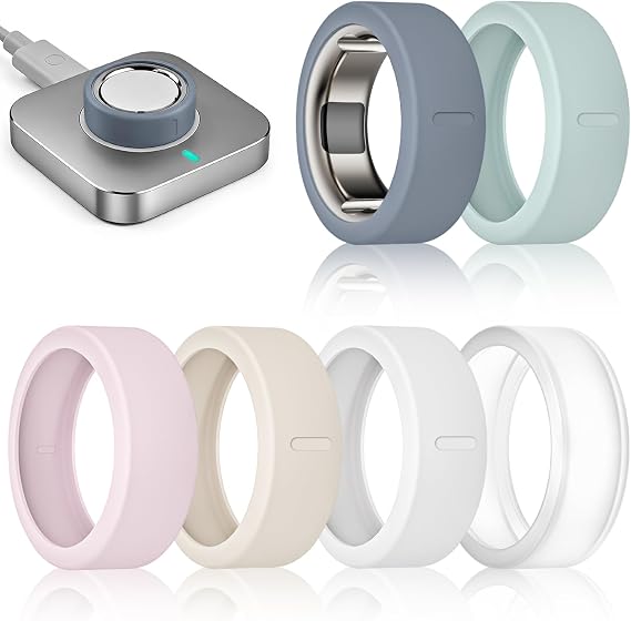 リングカバー 6個パック Oura Ring Gen 4/4 セラミック/Oura Ring Gen 3用