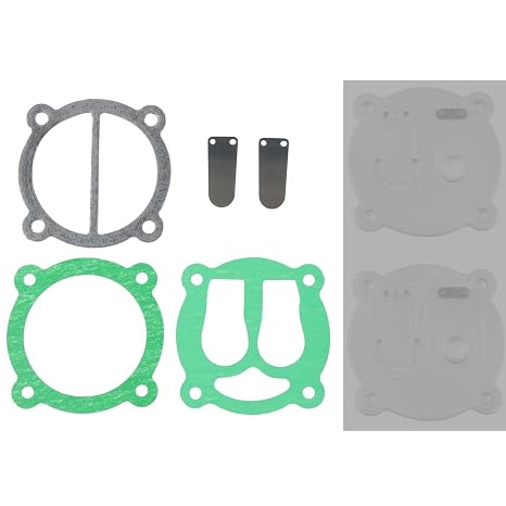 Air Compressor Head Reed Valve Plate Gaskets Inlet Exhaust Kit | Compatible with 3B13-K5065C, PK3011, PL3011, PK3015, PK5020