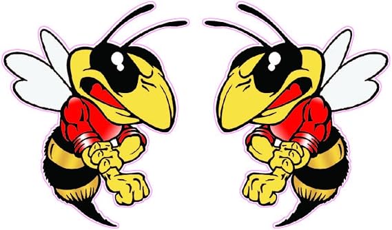 Stinger Bees Decalsペア6 "送料無料からのアメリカ合衆国