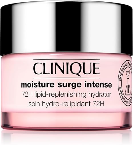 Clinique Moisture Surge Intense 72H Lipid-Replenishing Hydrator Face Moisturiser With Hyaluronic Acid, Aloe Water + Cica | Hydrating + Moisturising