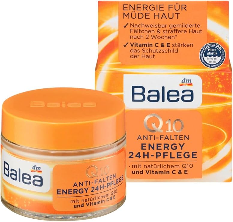 Balea Day Care Q10 Anti-Wrinkle Energy 24h Care, 50ml