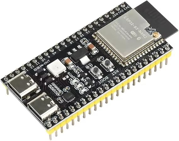 Devnaoe ESP32-C3-MINI-1 ESP32-C3-DevKitM-1 ESP32-S3 Dual Type-C Development Board ESP32-S3-DevKit CORE Module Kit B