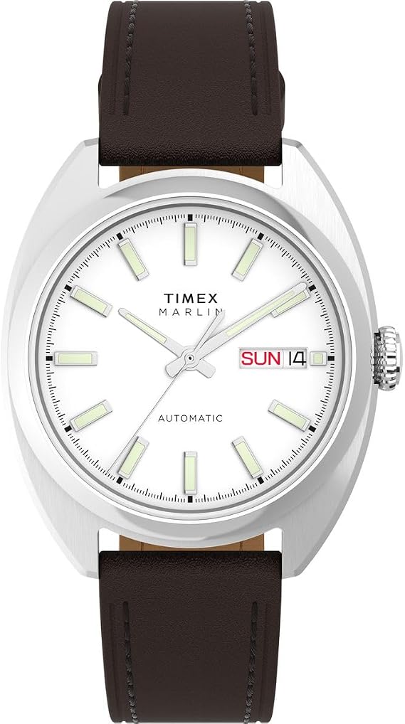 Timex Men's Analogue Automatic Watch Marlin with Stainless Steel Bracelet