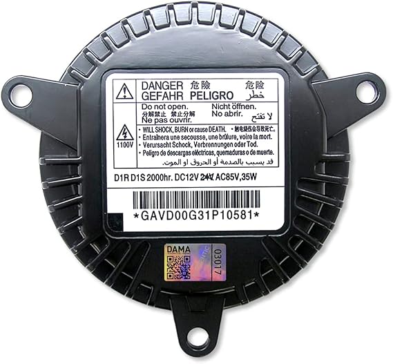 DAMA GAVD00G6311024 / GAVD00G29M10120 HID Xenon Ballast | 35W Headlight Control Module for D1S D1R HID Xenon Headlight Bulbs