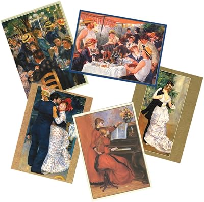 Caspari Renoir Boxed Note Cards - 8 Note Cards & Envelopes