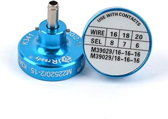 JRready K341 Positioner,Suitable for terminal M39029/18-179 work with AS22520/2-01 Crimp Tools NEW-AS2 ACT-AS2 YJQ-W1Q