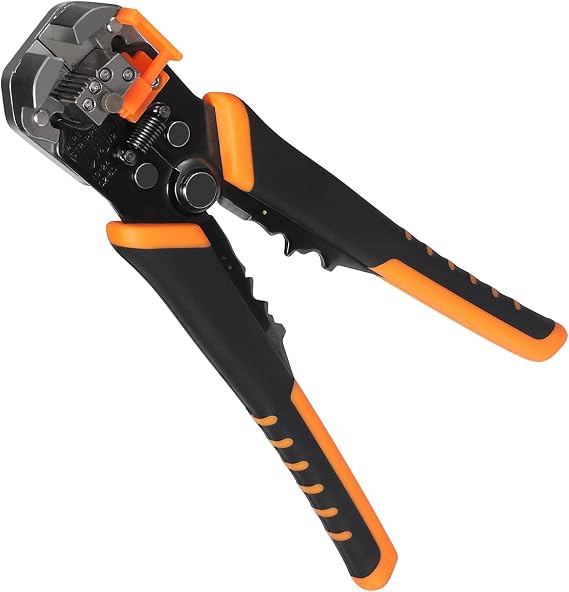Wire Stripper, ENGiNDOT 3-in-1 Automatic Wire Stripper Plier Tool AWG10-24, Self-Adjusting Wire Cutter & Cable Stripper & Terminal Crimper, MWS02