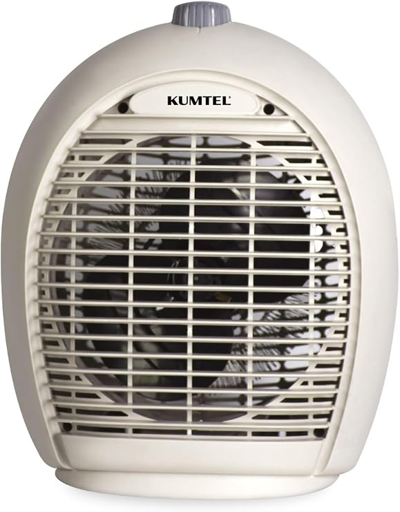 Kumtel LX6331 Fanlı Isıtıcı, 3 Kademeli, Bej, 2000 W