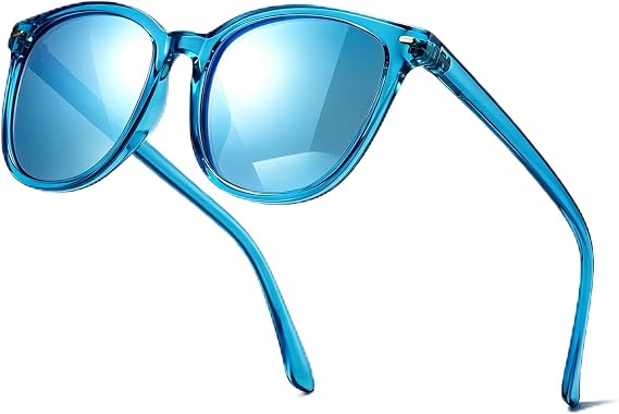 IGnaef Mirrored Polarized Sunglasses for Women Men, UV400 Protection & Anti Glare for Outdoors IF1851-2