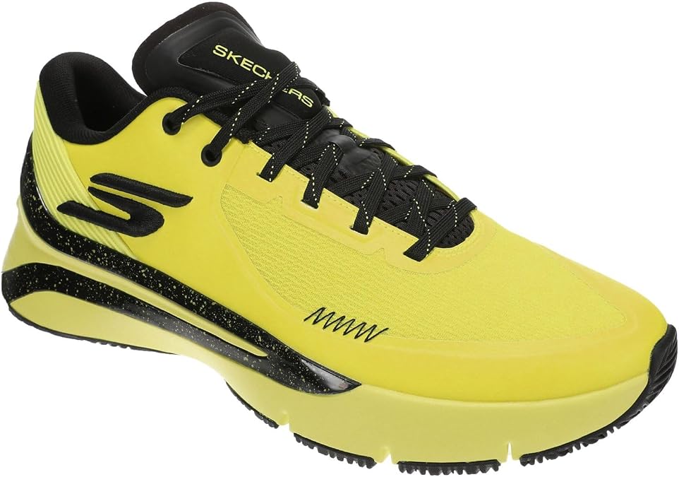 Skechers Performance SKX Full-Court Press Men's Basketball, 13 D(M) US, Yellow-Black