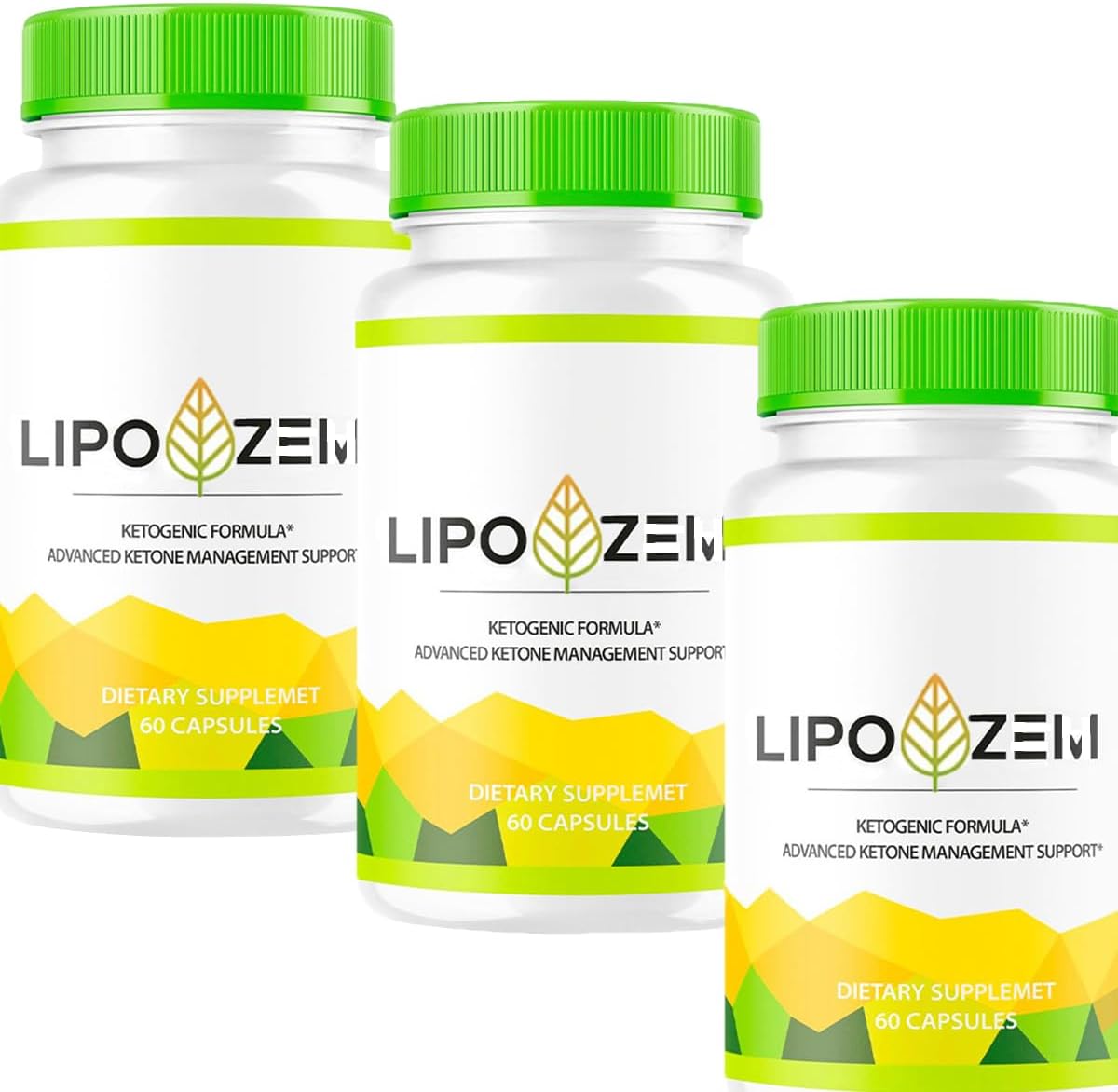 Lip-o-zem Supplement Capsules for Weight Energy, Vitality and Wellness Health Support, 100% Natural Advanced Formula, Vegan Magnesium, Calcium BHB,60 Count 3