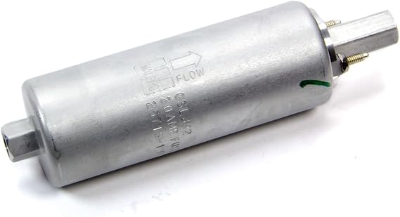 Walbro Fuel Pump, GSL, Electric, In-Line, 255 lph, 10 mm x 1.00 Female Inlet, 10 mm x 1.00 Female Outlet, Gas, Each